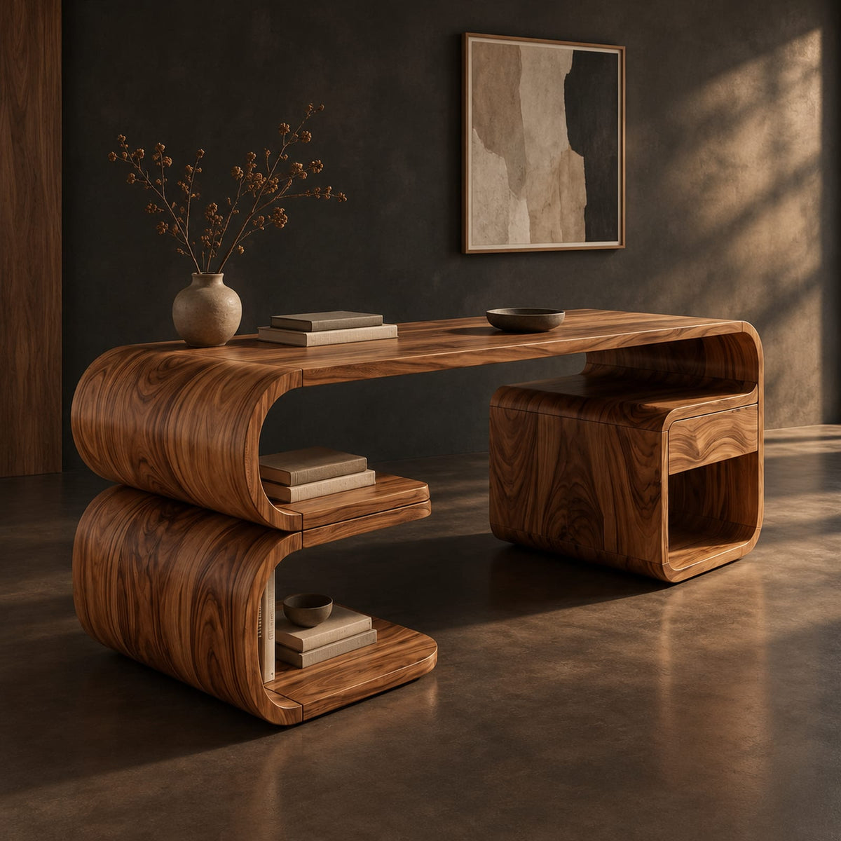 Natural wood grain detail