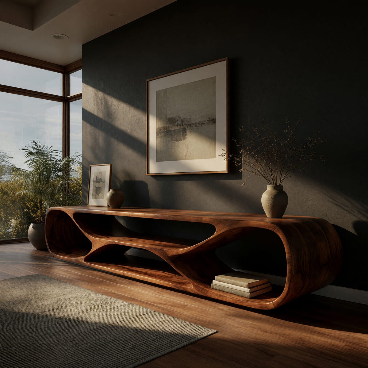 Natural wood grain detail