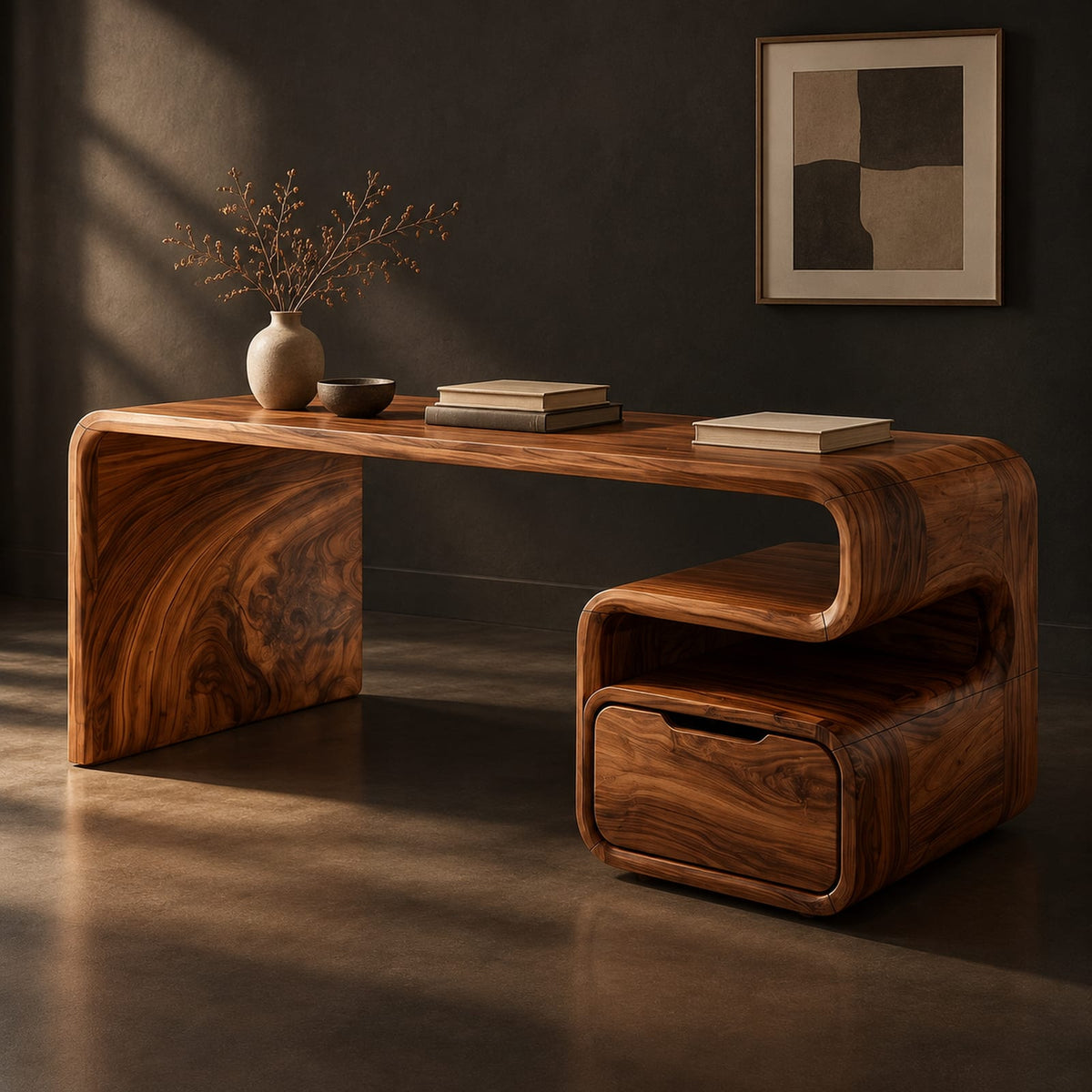 Natural wood grain detail