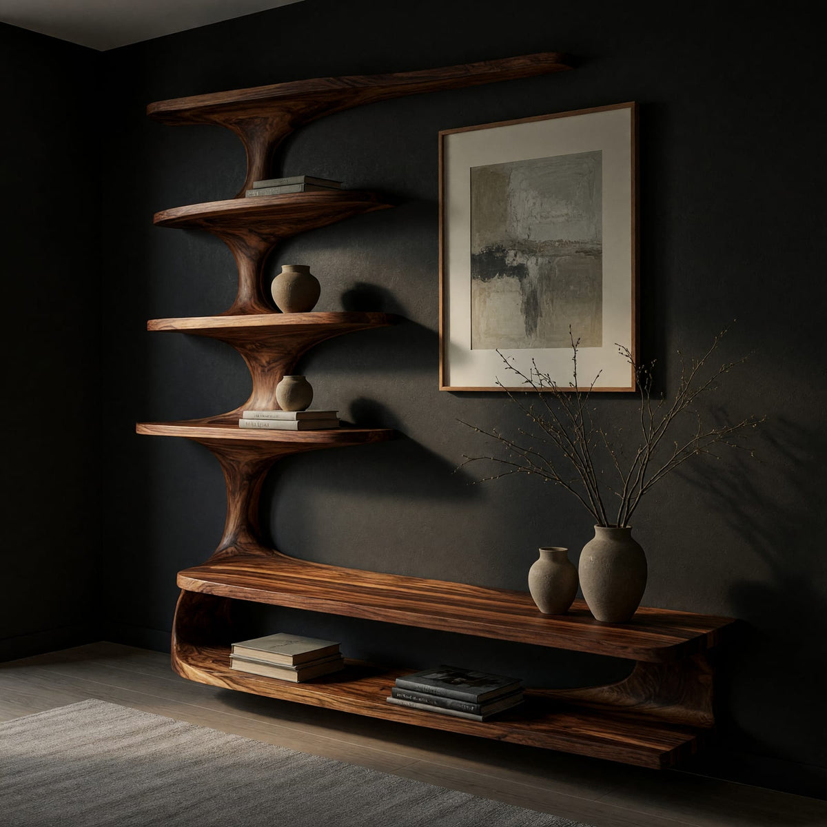 Natural wood grain detail