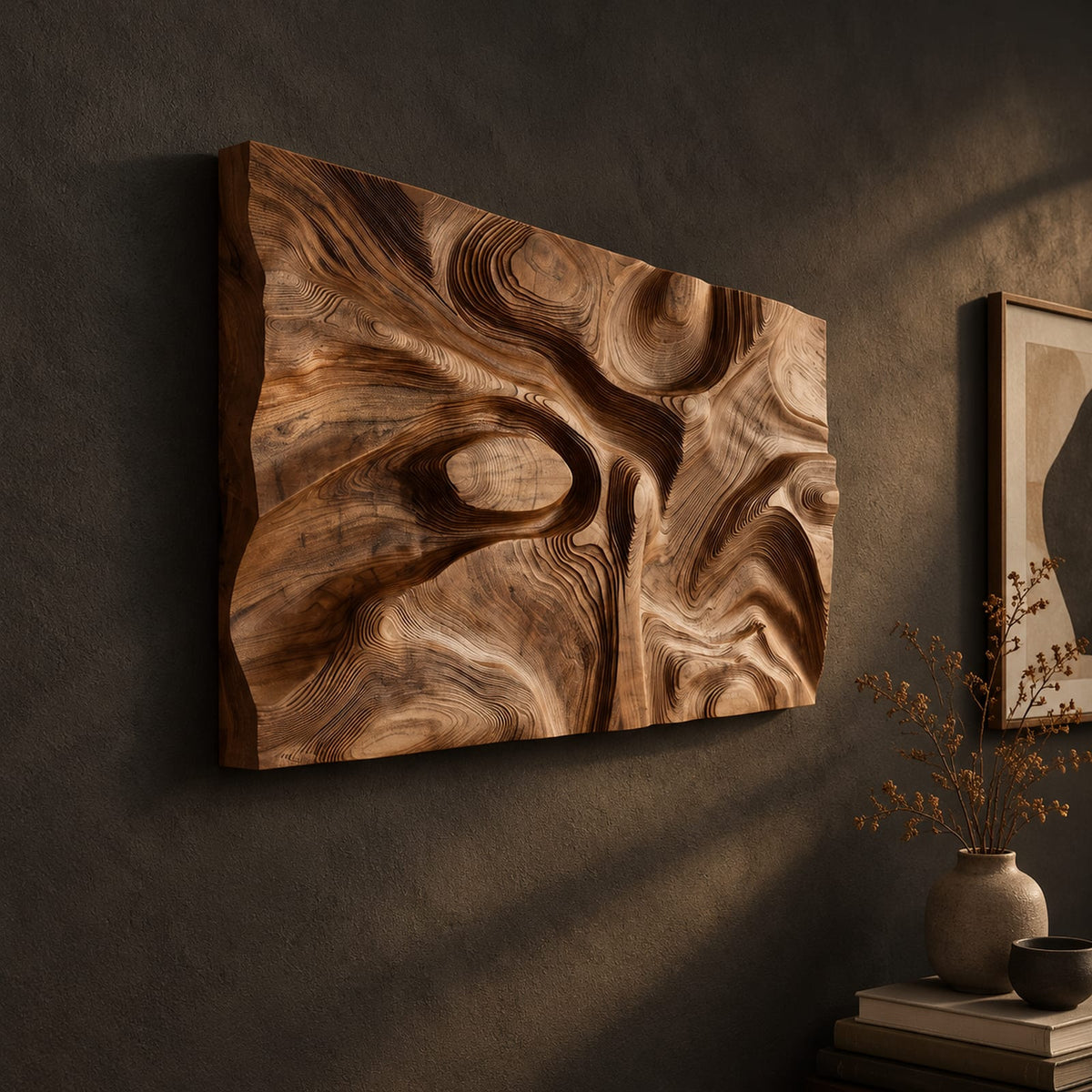 Natural wood grain detail