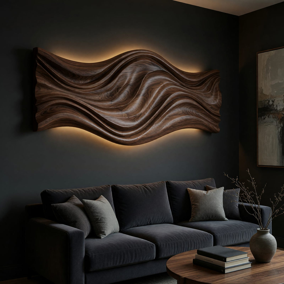 Natural wood grain detail