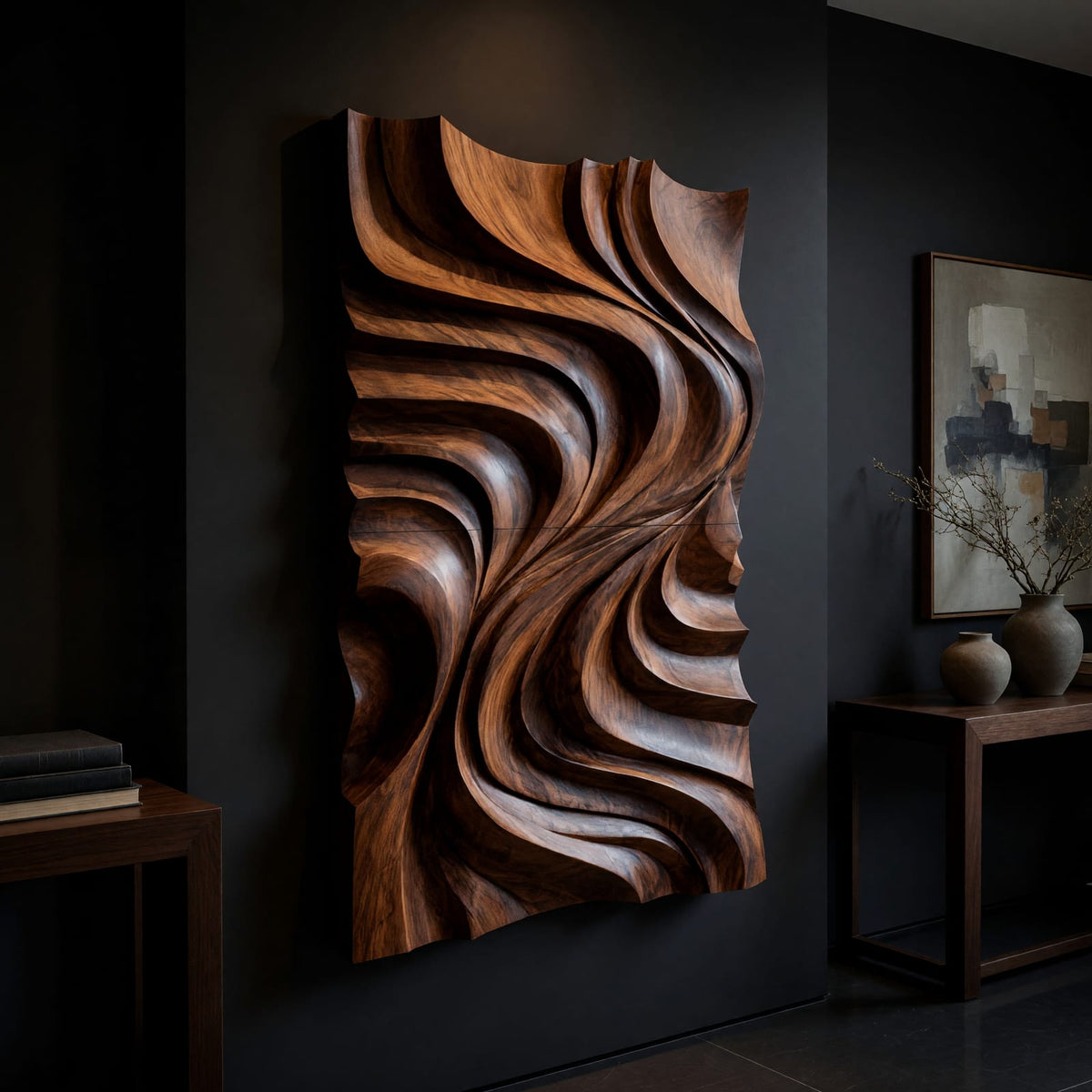 Natural wood grain detail