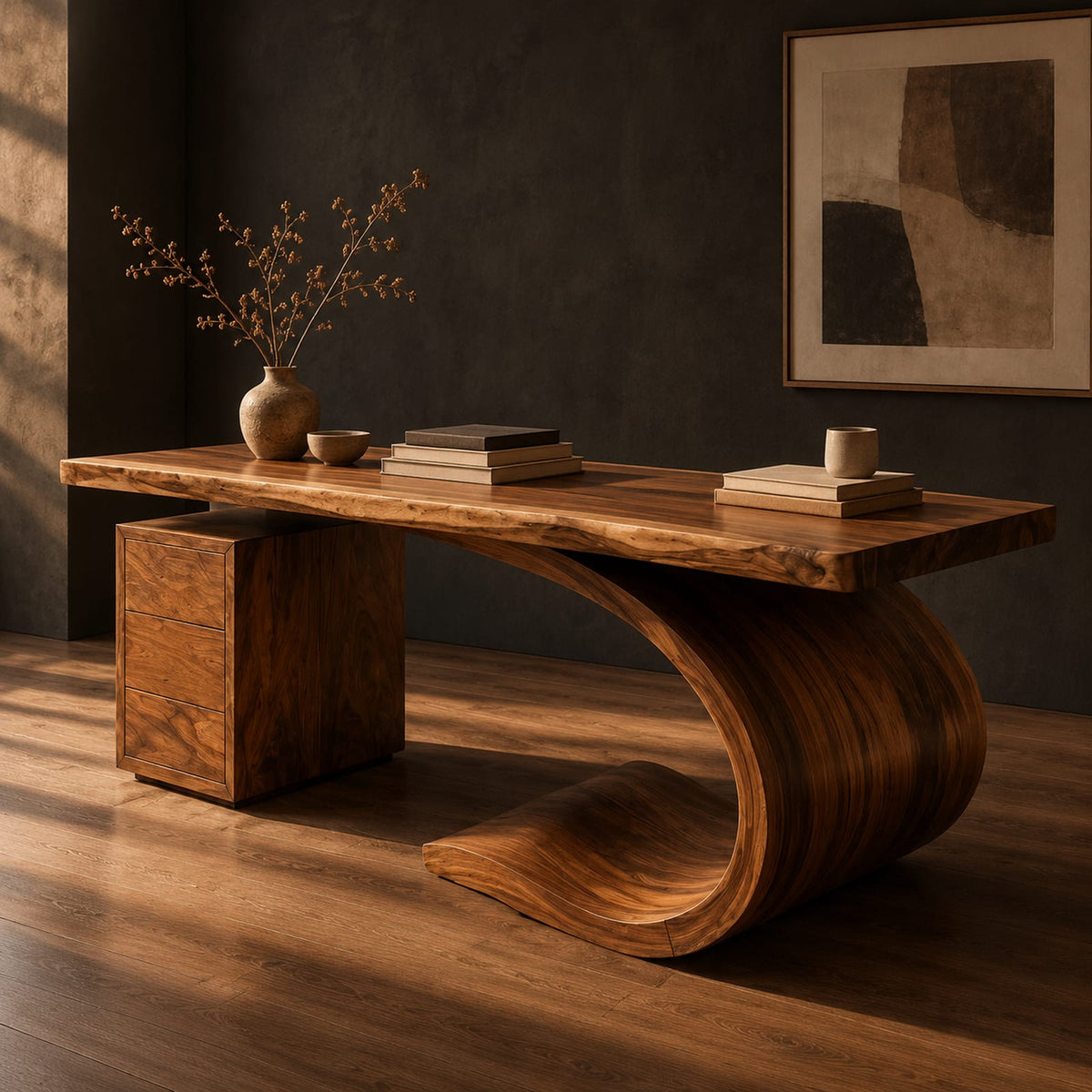 Natural wood grain detail