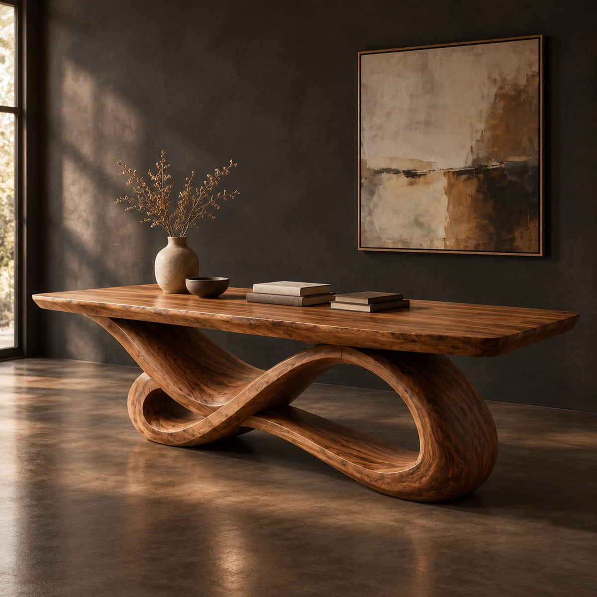 Natural wood grain detail