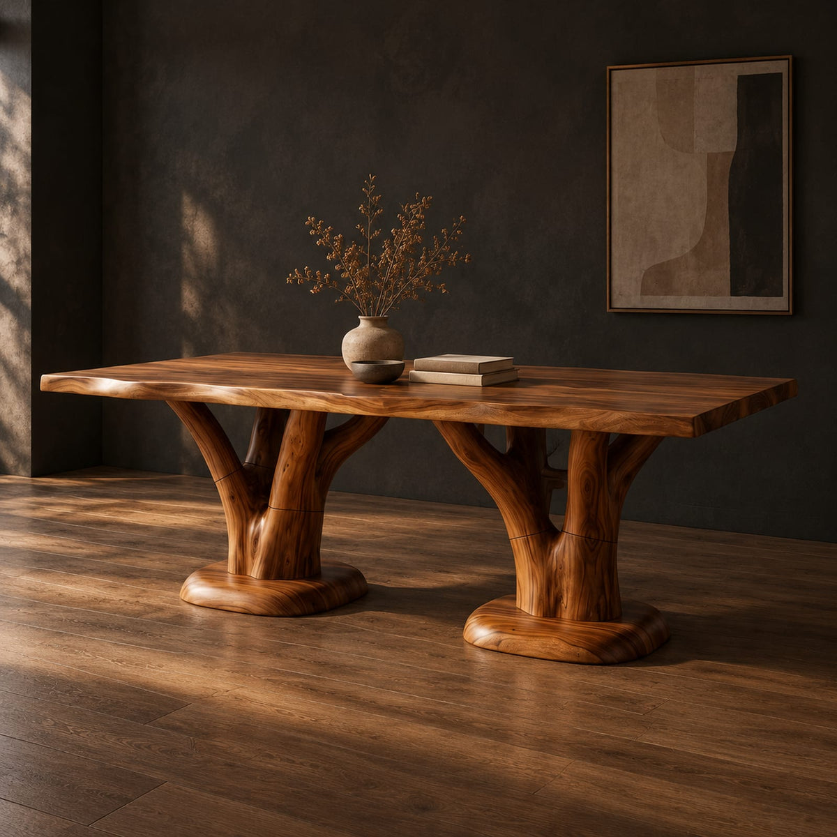 Natural wood grain detail