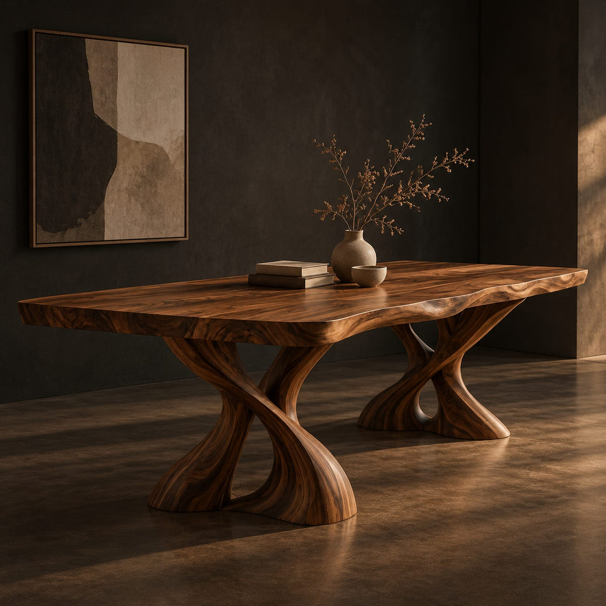 Natural wood grain detail