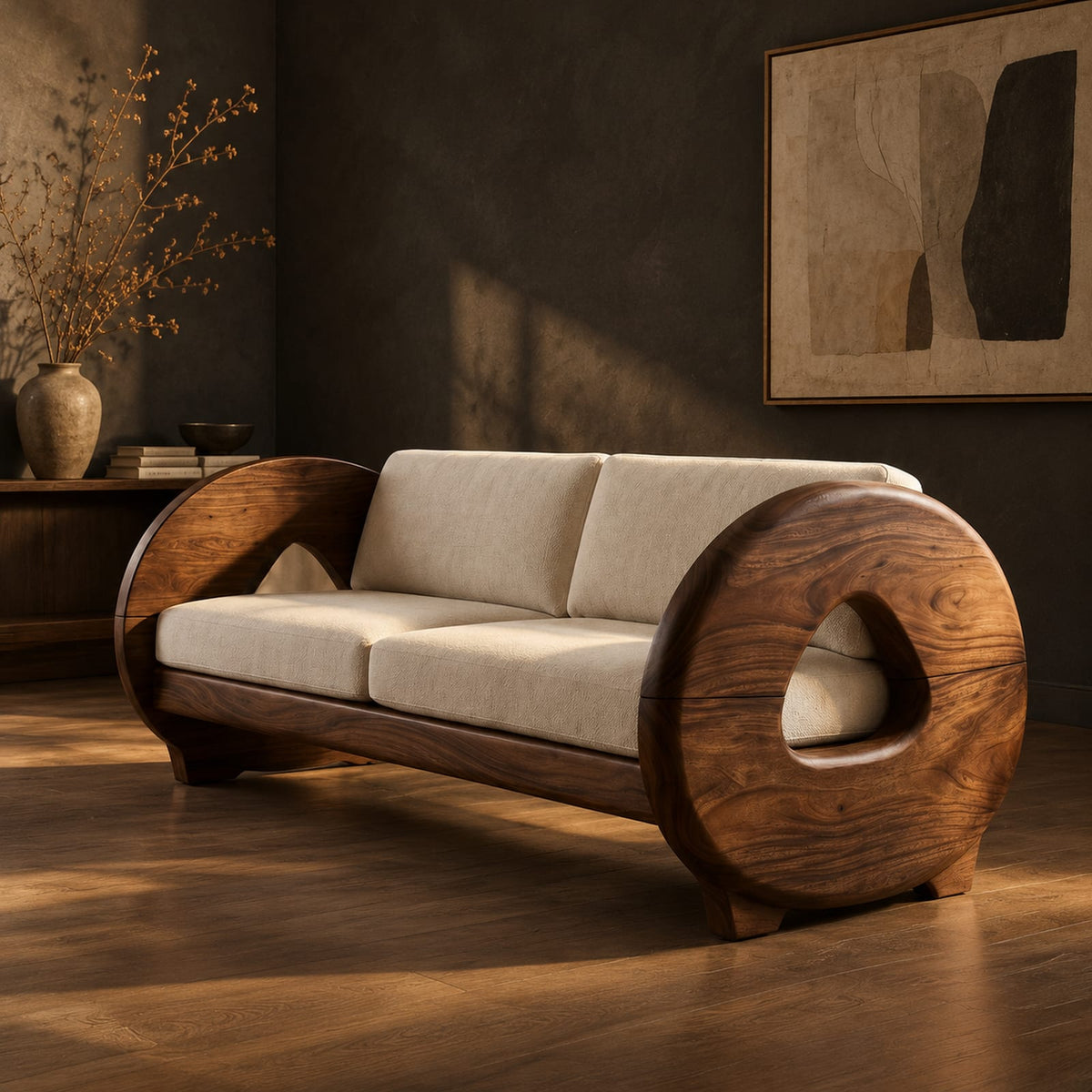 Natural wood grain detail