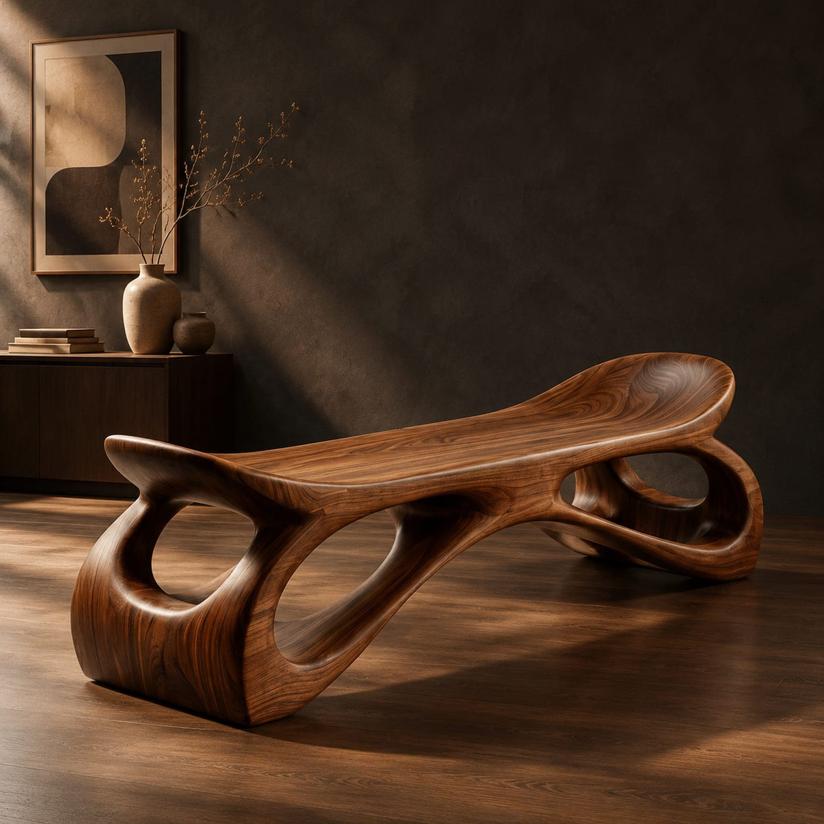 Natural wood grain detail