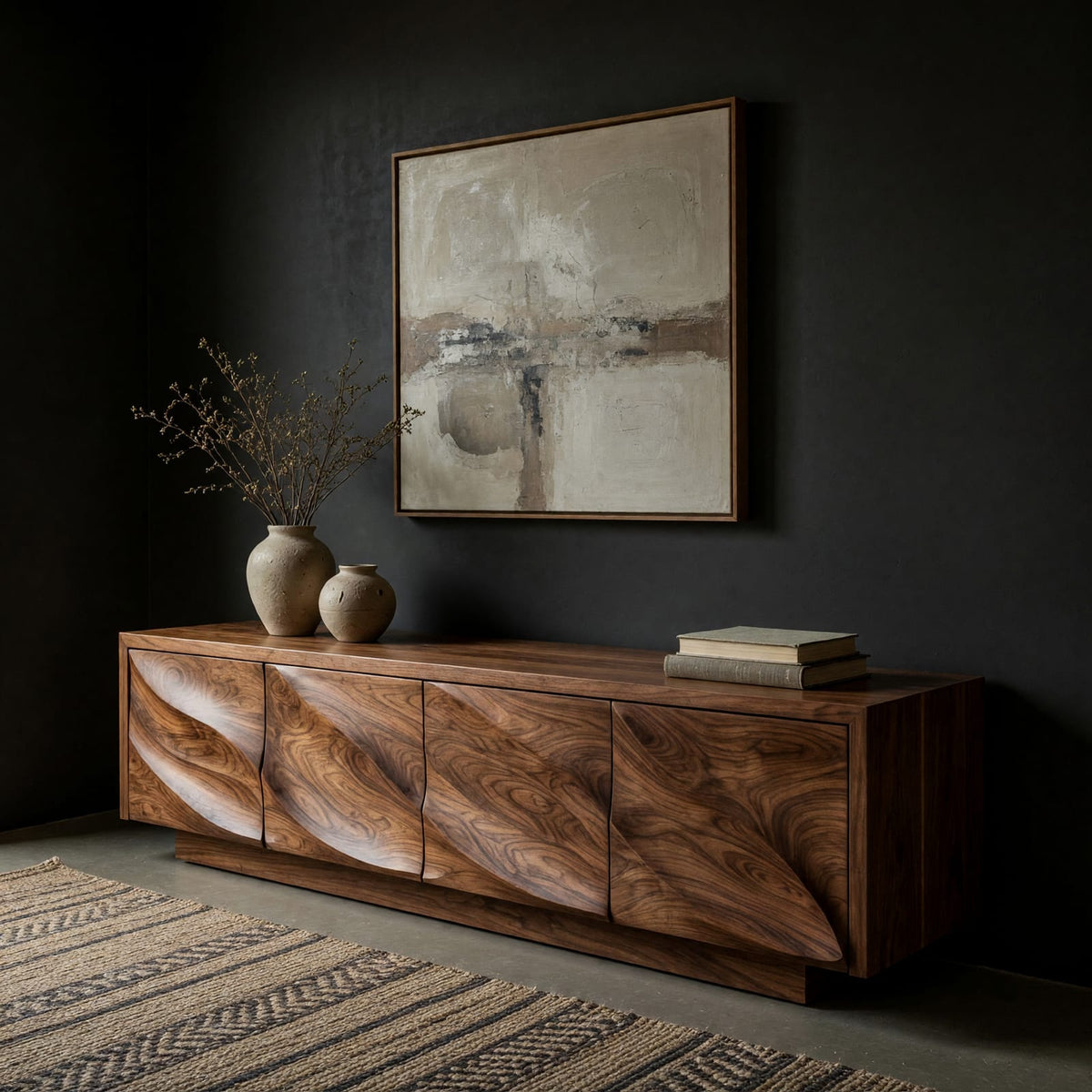 Natural wood grain detail