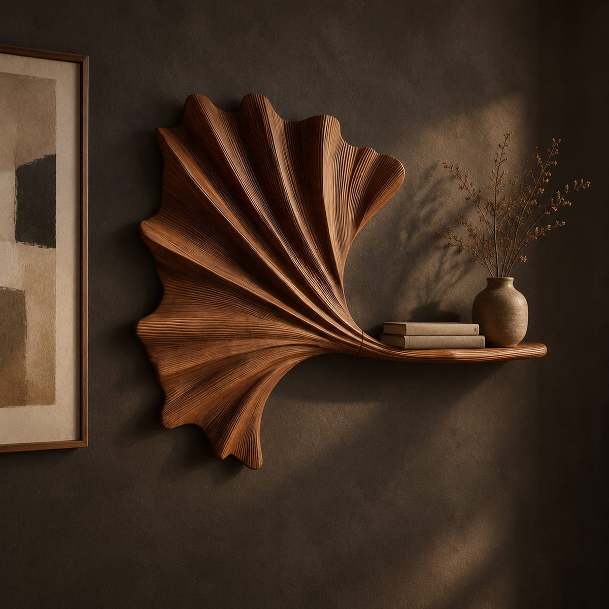 Natural wood grain detail