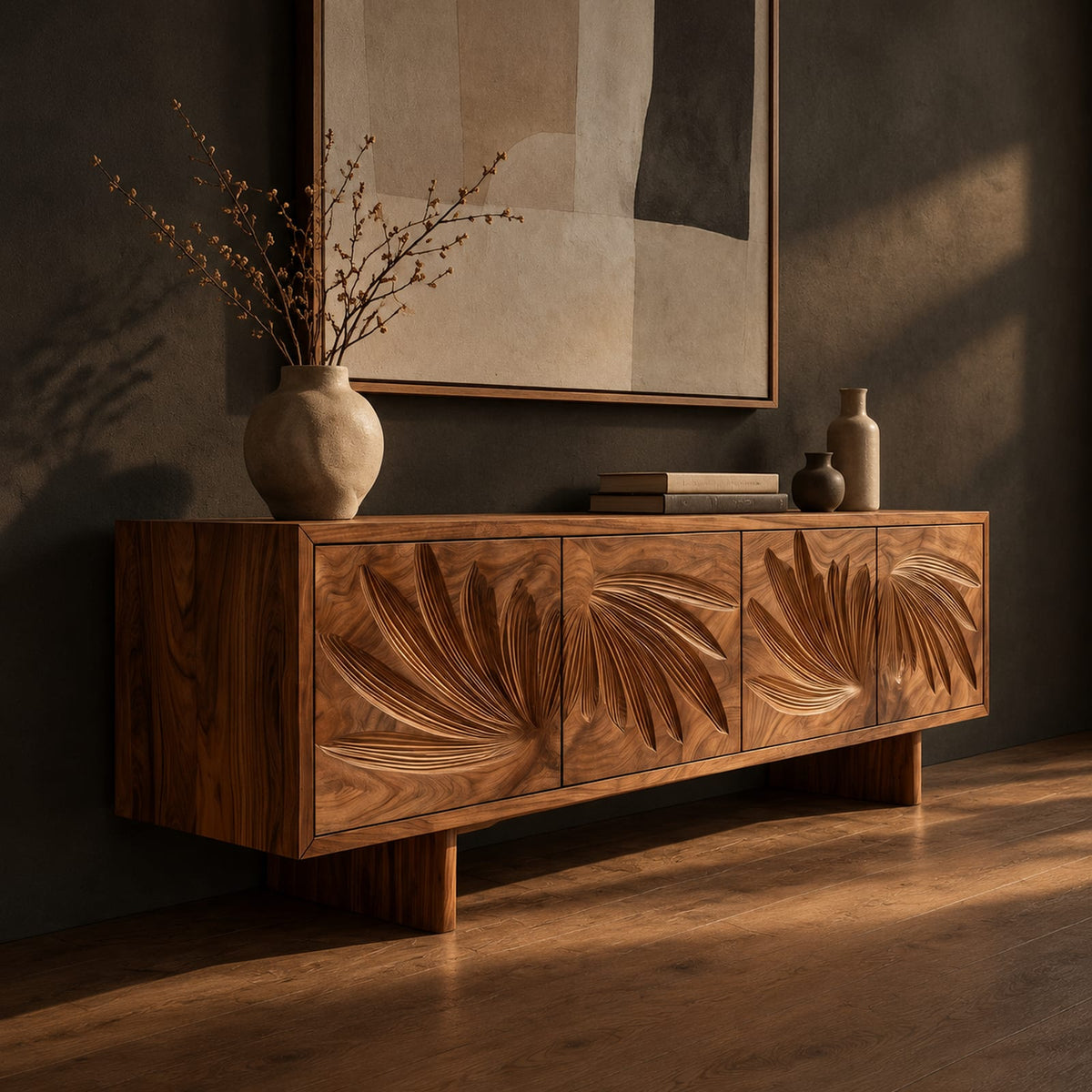 Natural wood grain detail