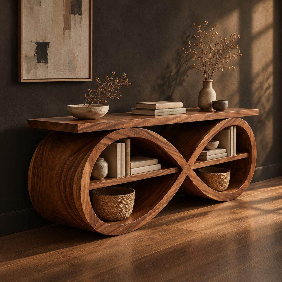Natural wood grain detail