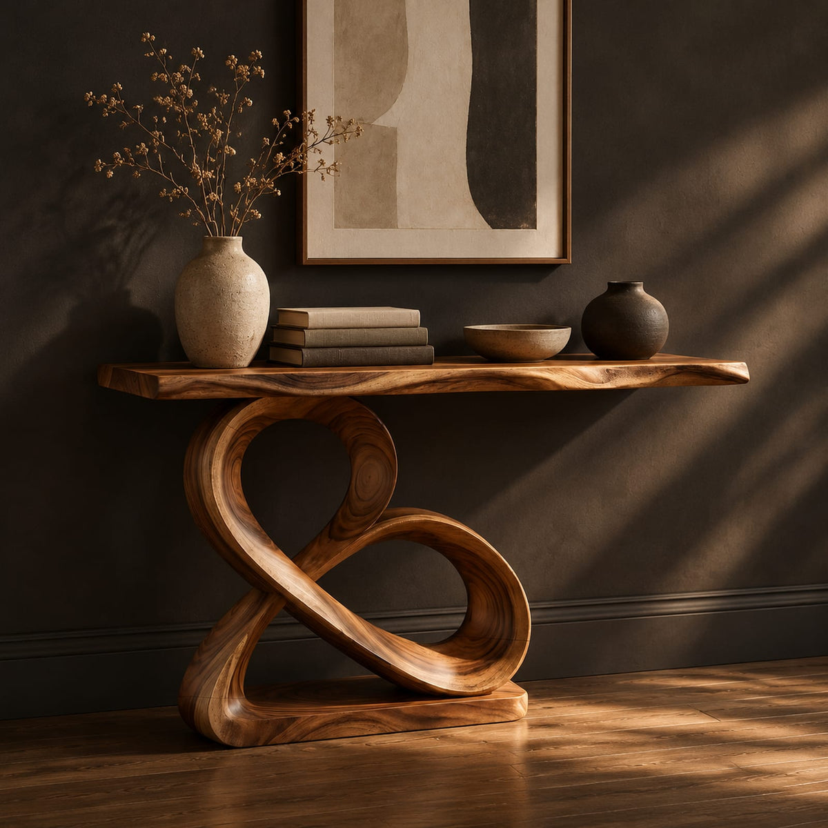 Natural wood grain detail