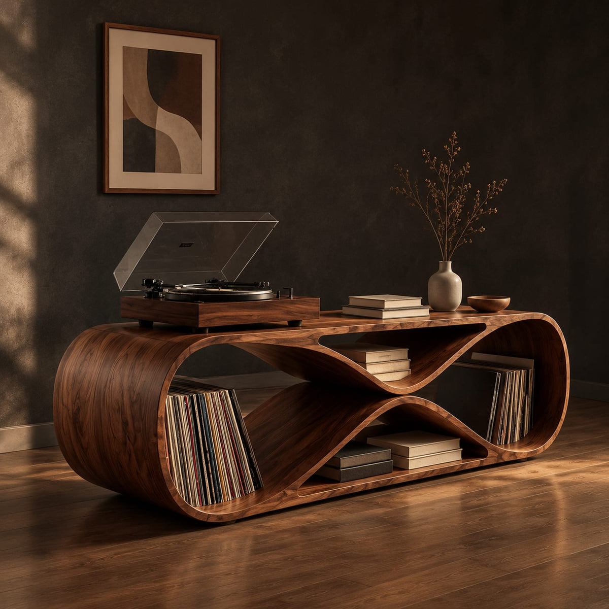Natural wood grain detail