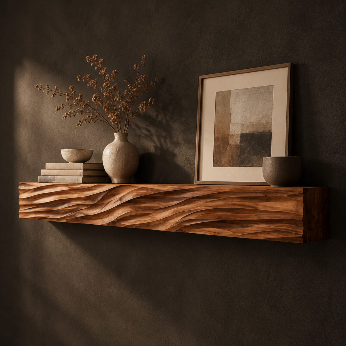 Natural wood grain detail