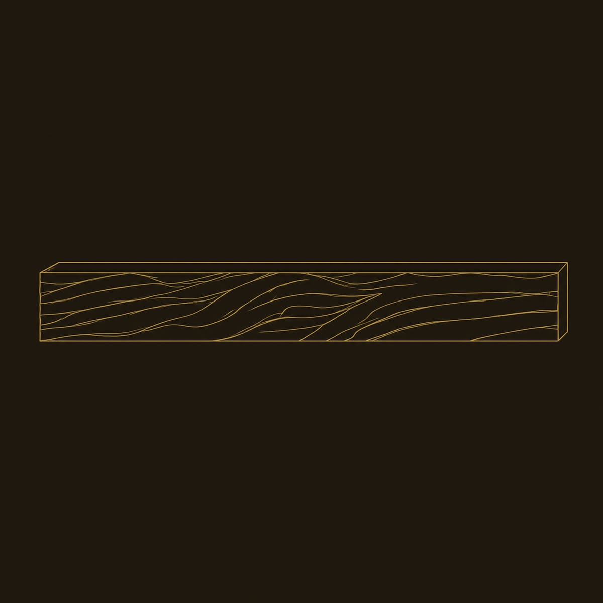 Fireplace Mantel Beam With Deep Carved Wave Relief Front dimension diagram