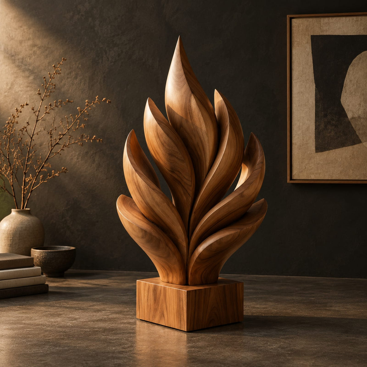 Natural wood grain detail