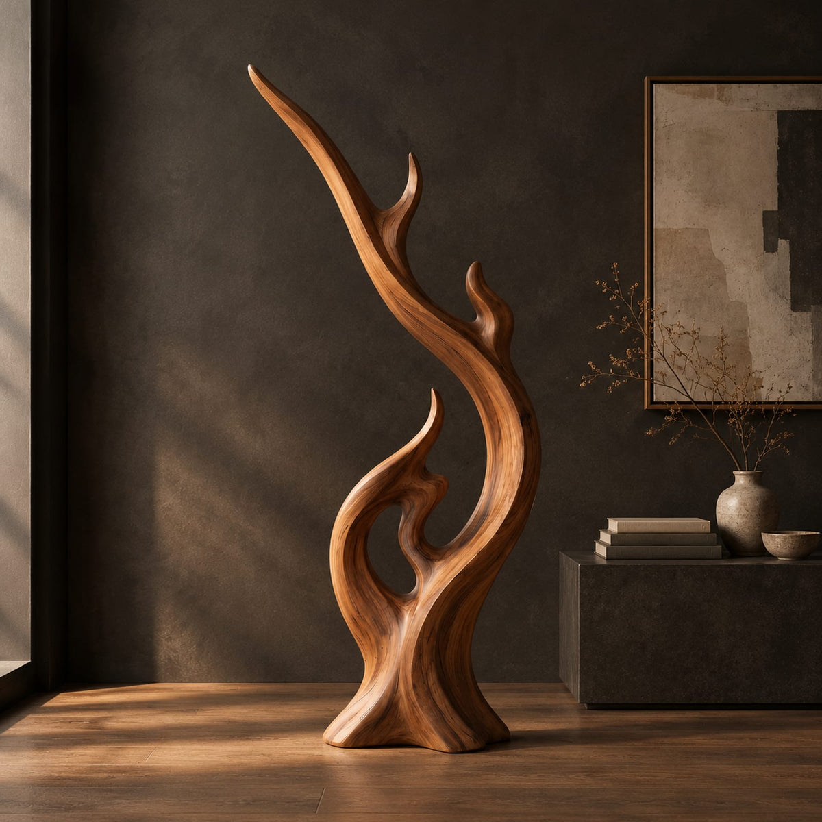 Natural wood grain detail