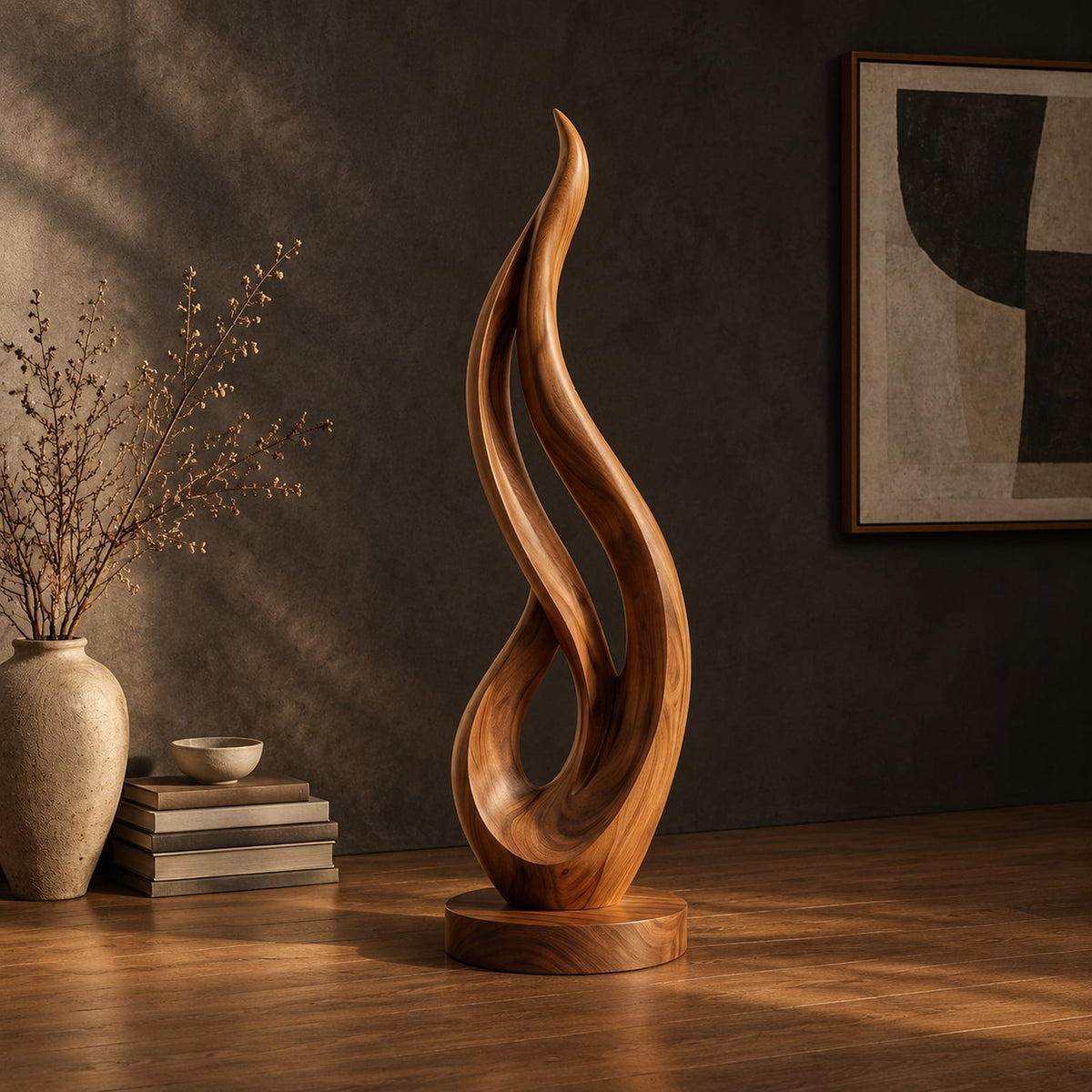 Natural wood grain detail