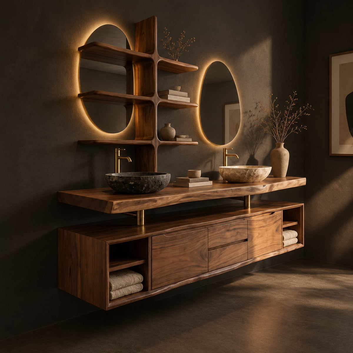 Natural wood grain detail