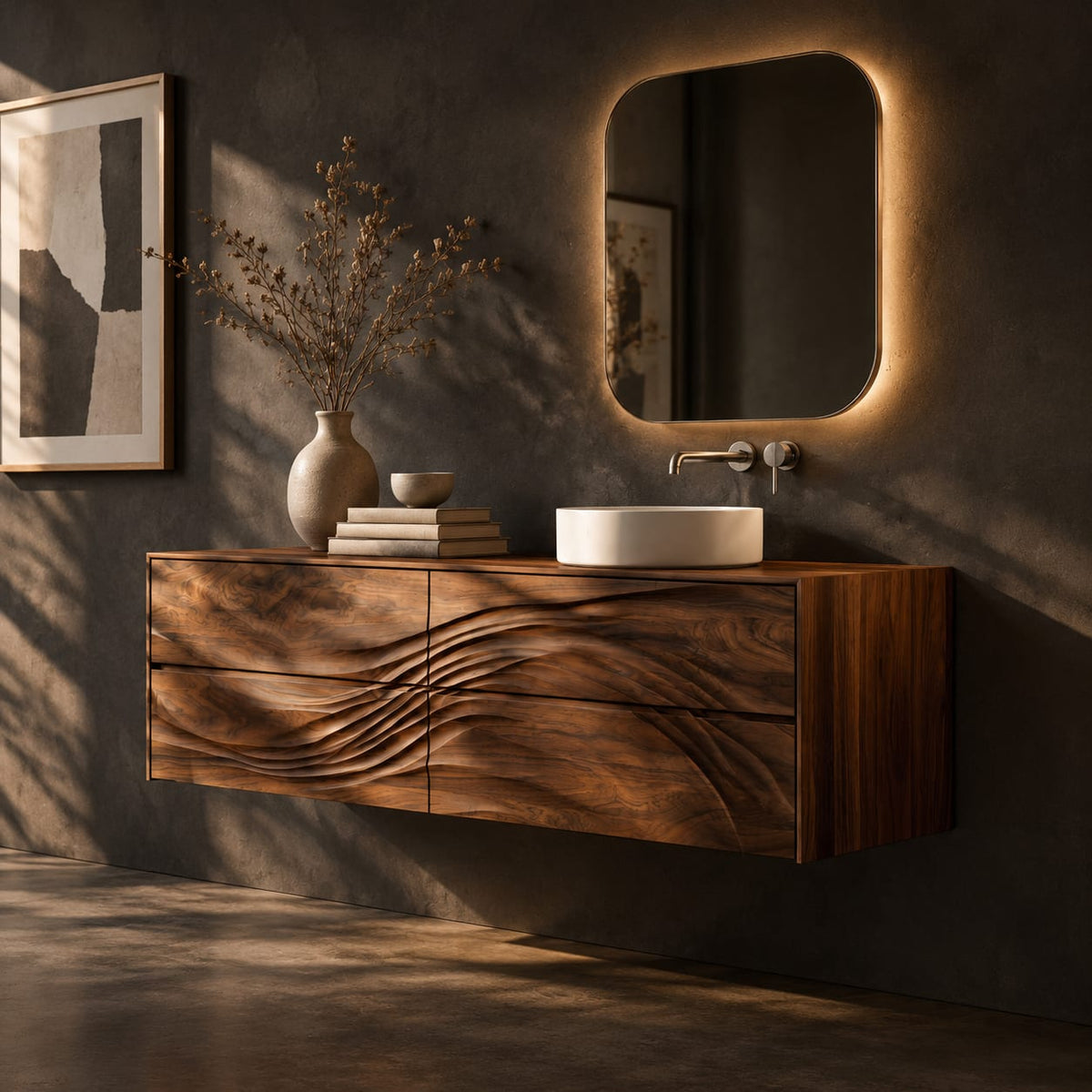 Natural wood grain detail