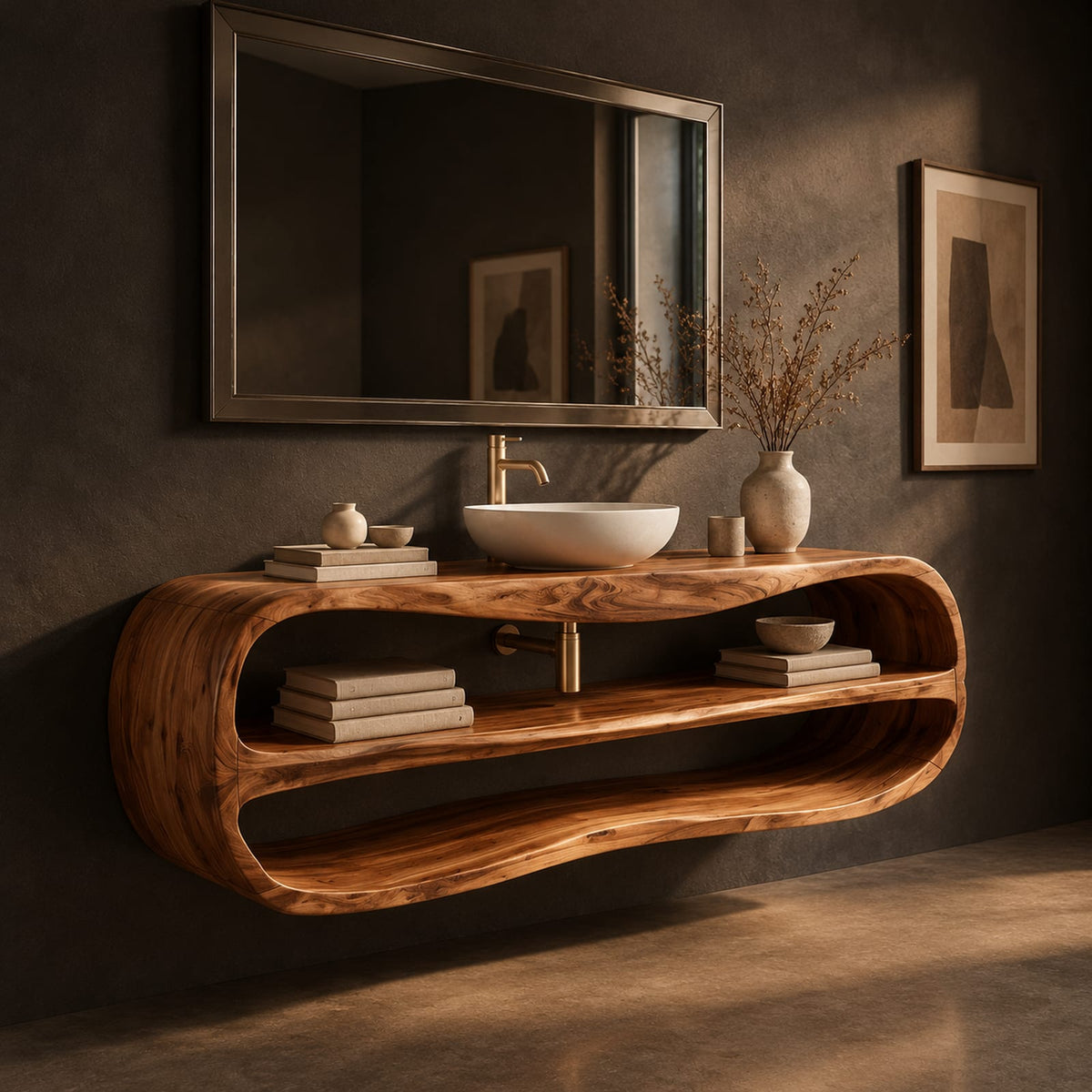 Natural wood grain detail