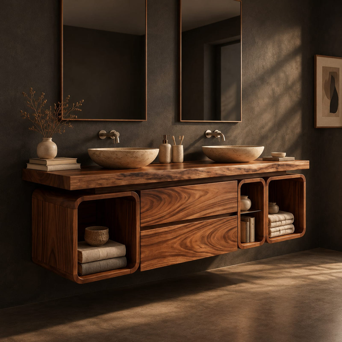 Natural wood grain detail