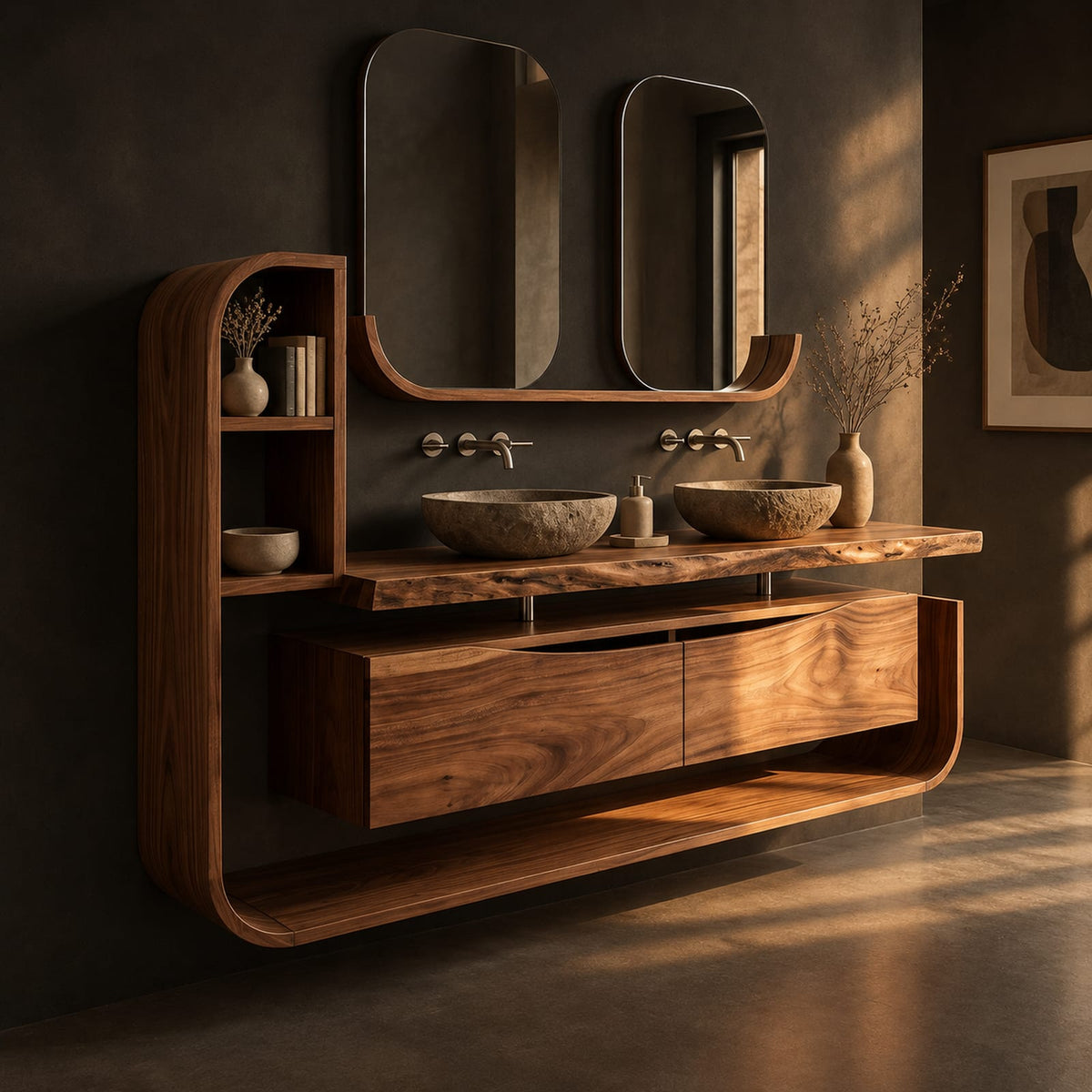 Natural wood grain detail
