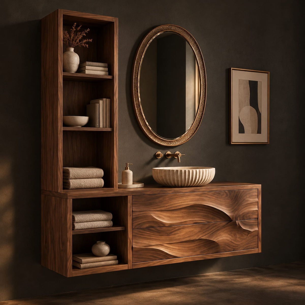 Natural wood grain detail