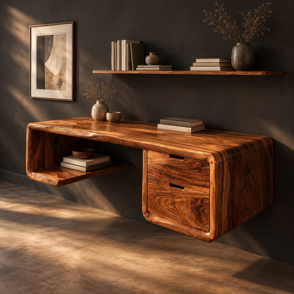 Natural wood grain detail