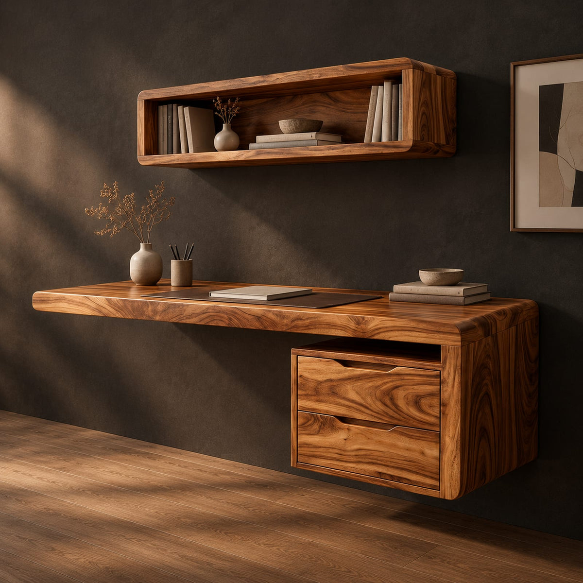 Natural wood grain detail