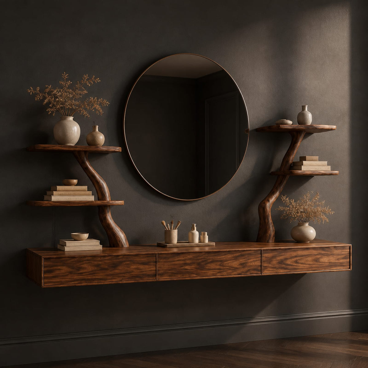 Natural wood grain detail