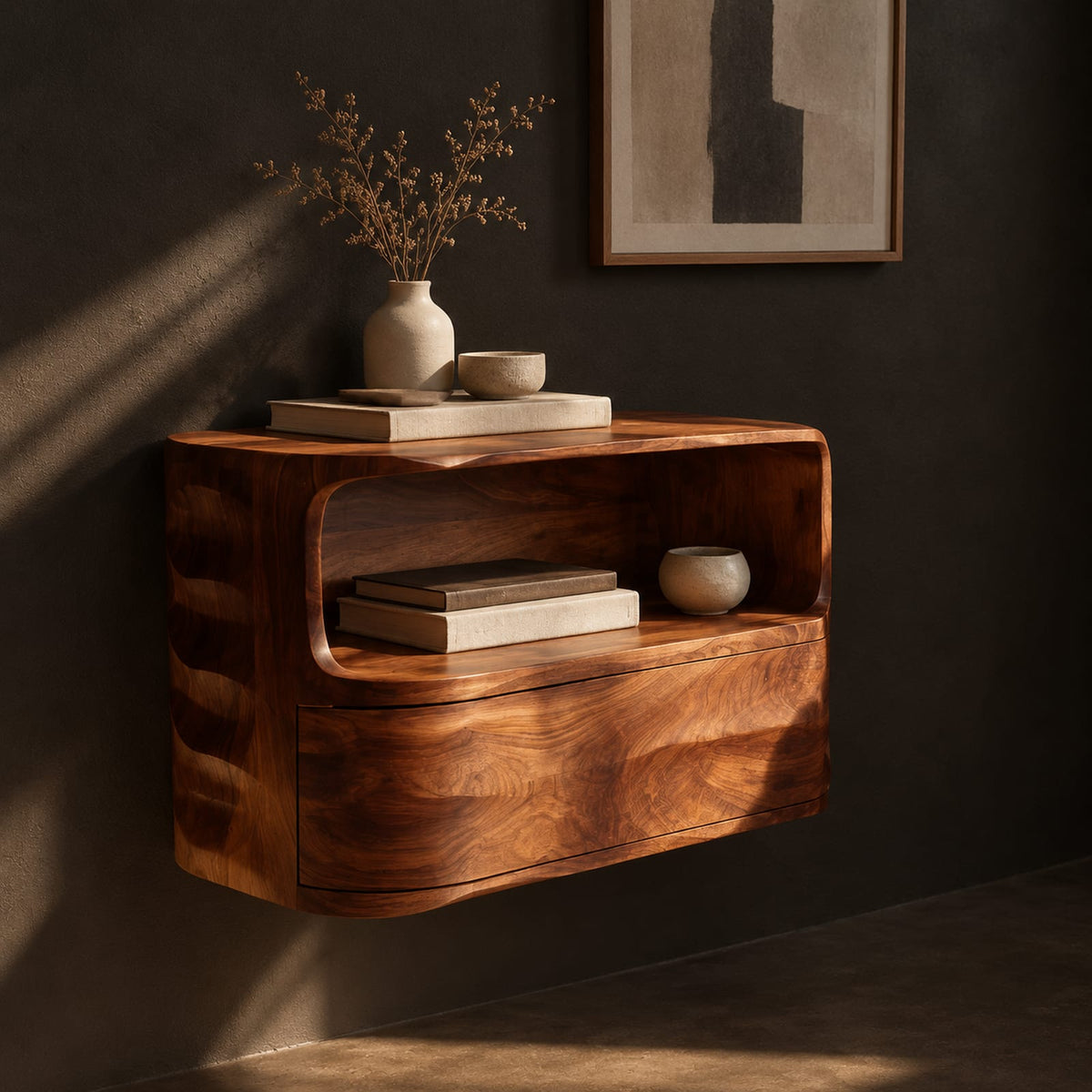 Natural wood grain detail