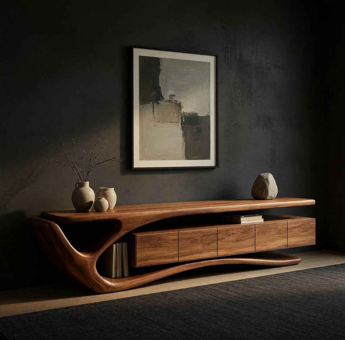 Natural wood grain detail