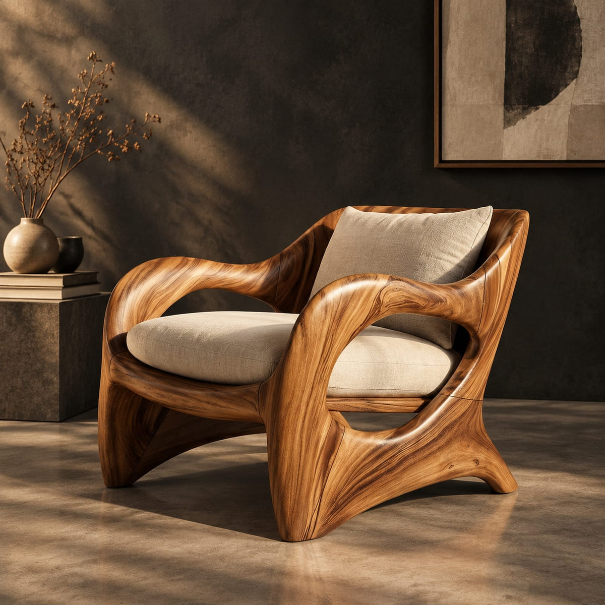 Natural wood grain detail