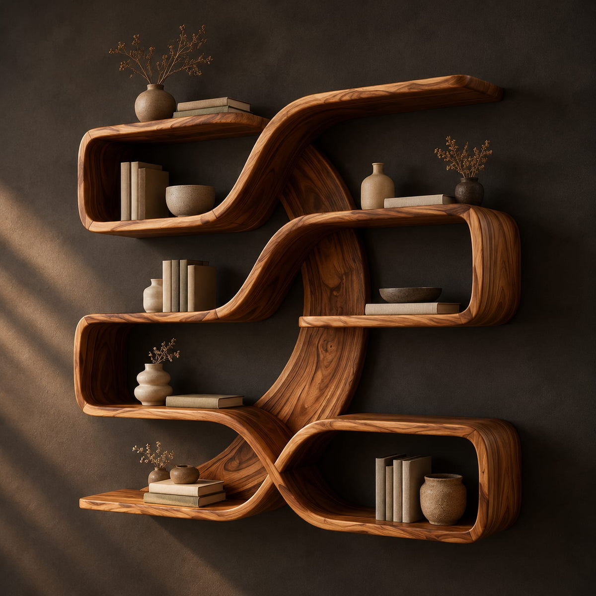Natural wood grain detail