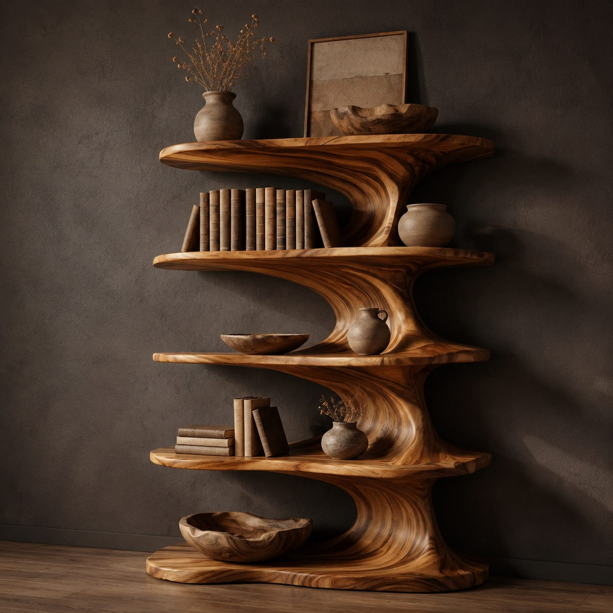 Natural wood grain detail