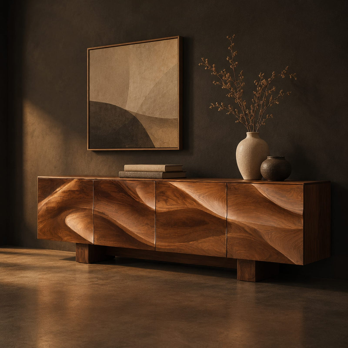 Natural wood grain detail