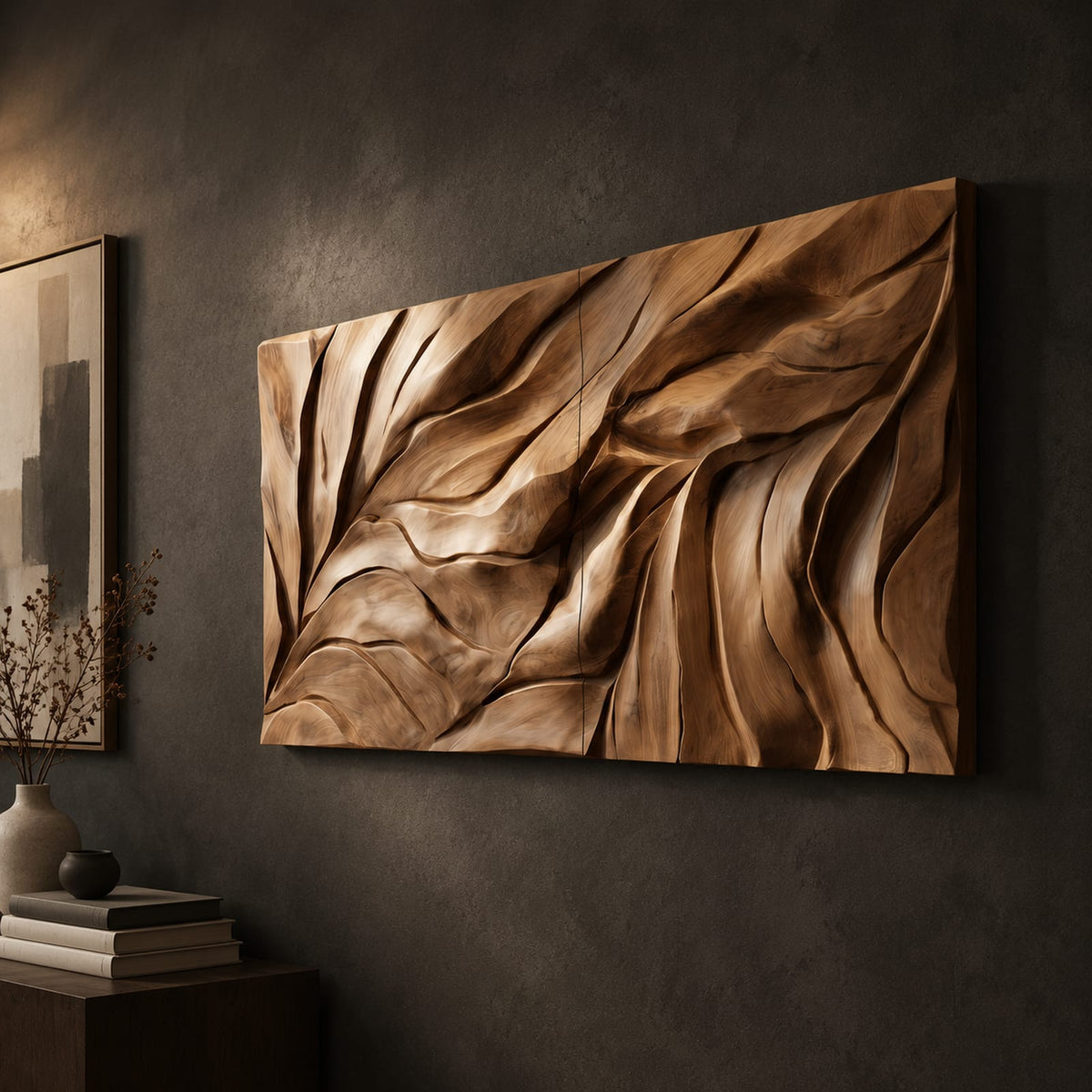 Natural wood grain detail