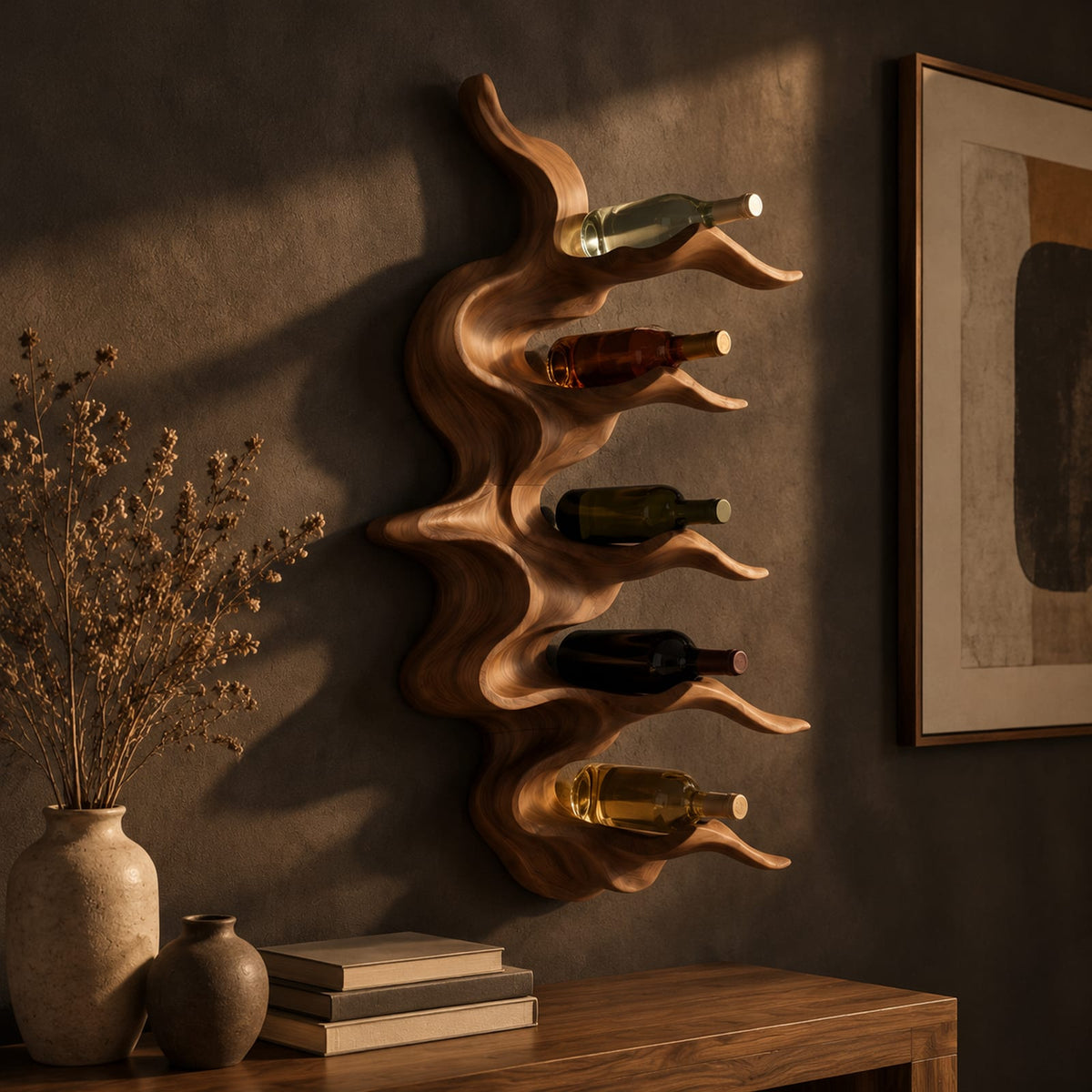 Natural wood grain detail
