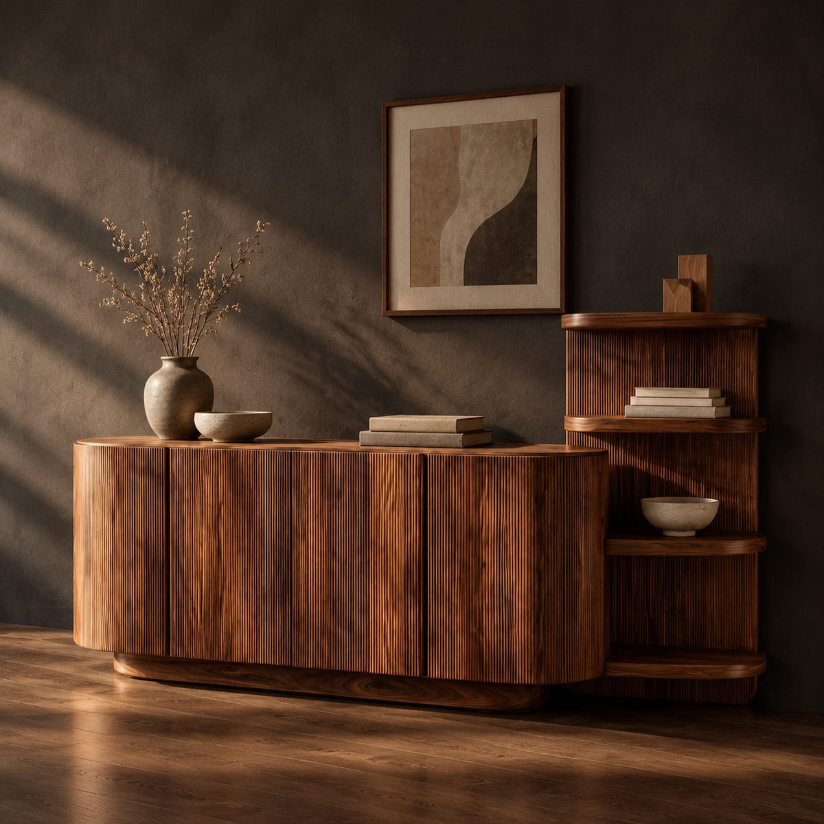 Natural wood grain detail