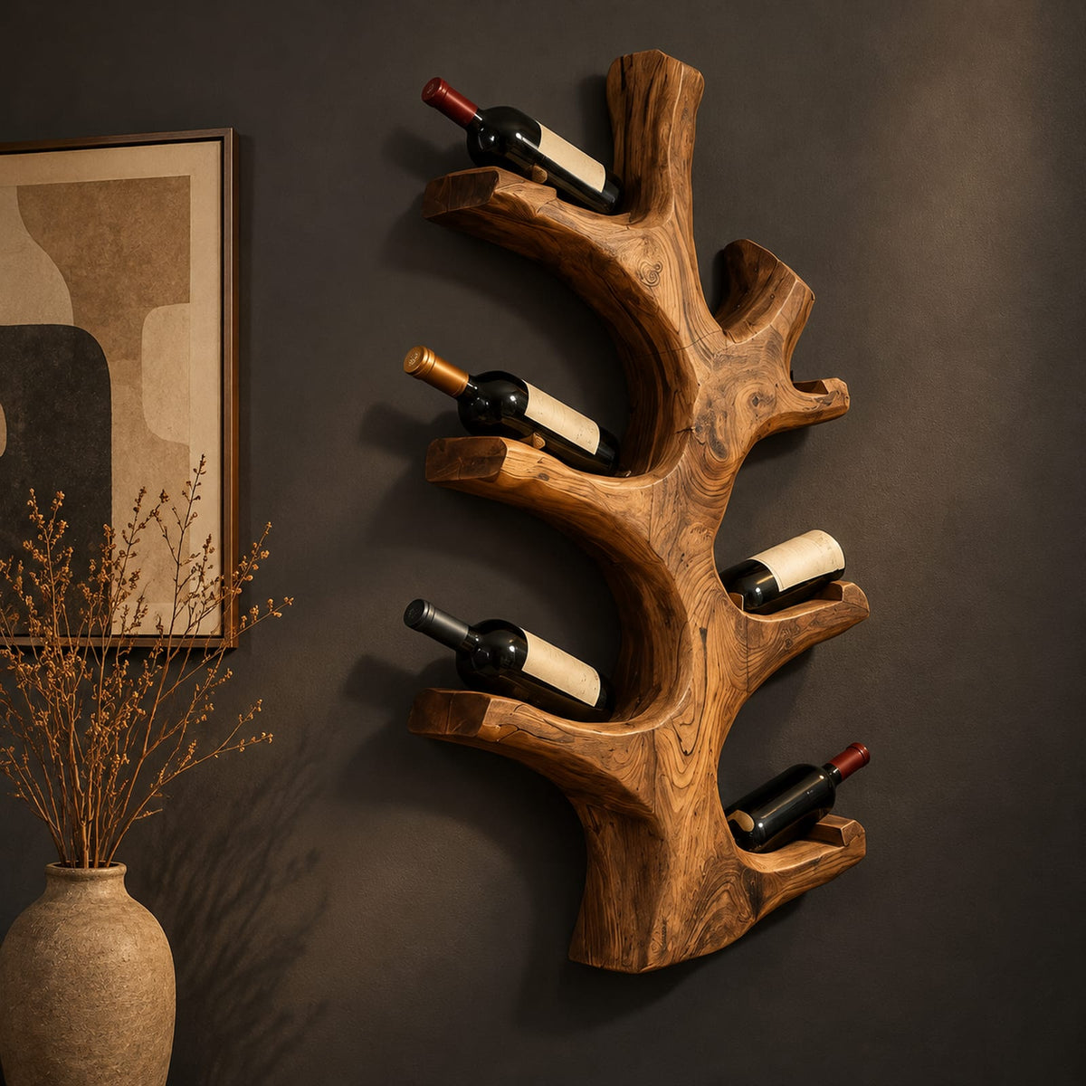 Natural wood grain detail