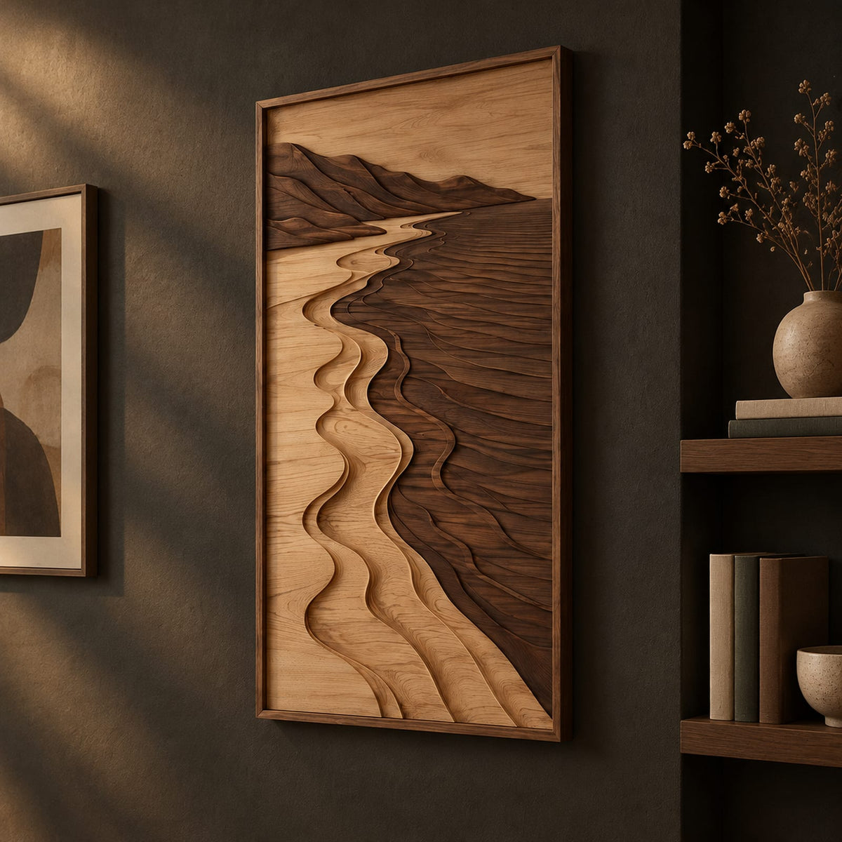 Natural wood grain detail