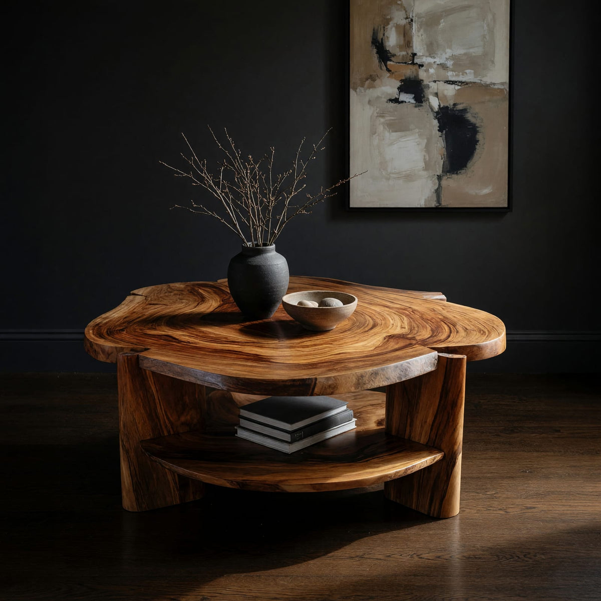 Natural wood grain detail