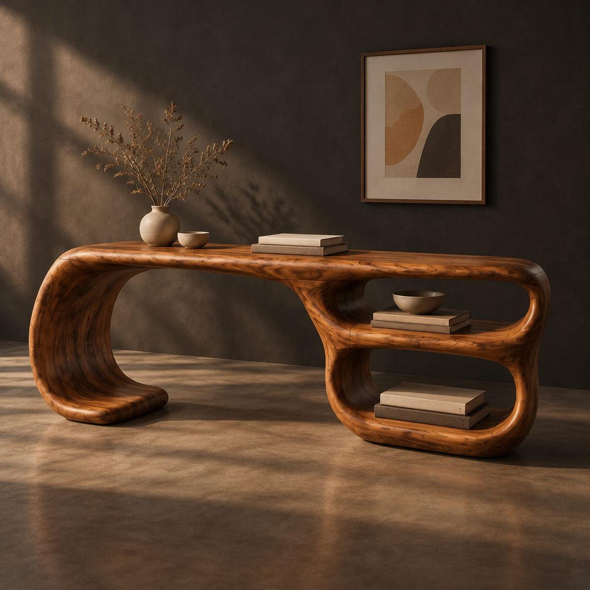 Natural wood grain detail