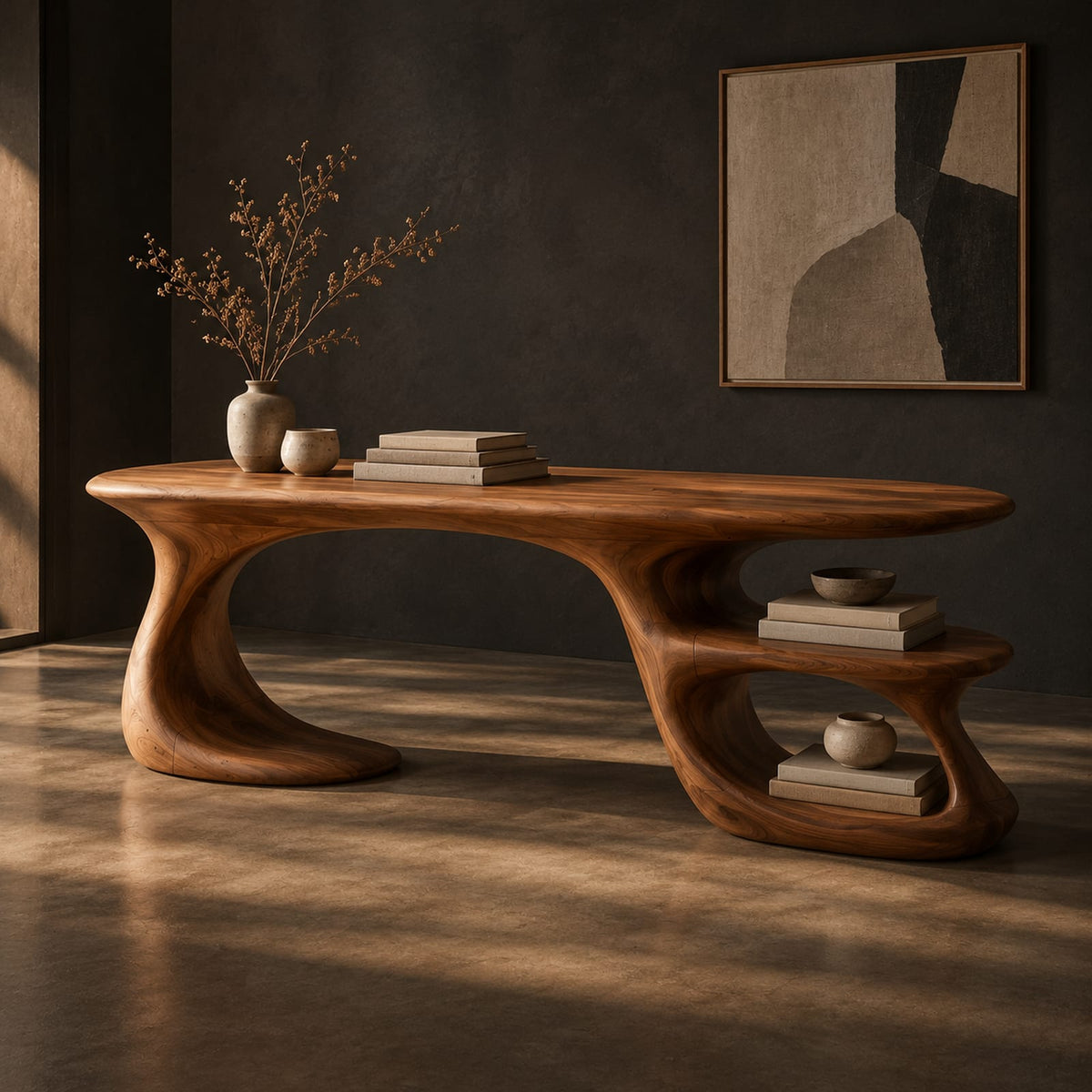 Natural wood grain detail