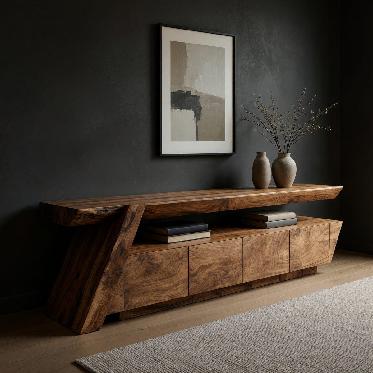 Natural wood grain detail