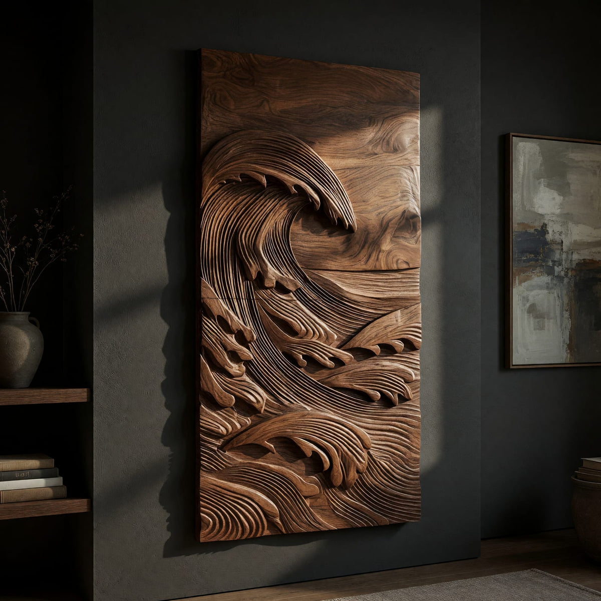Natural wood grain detail