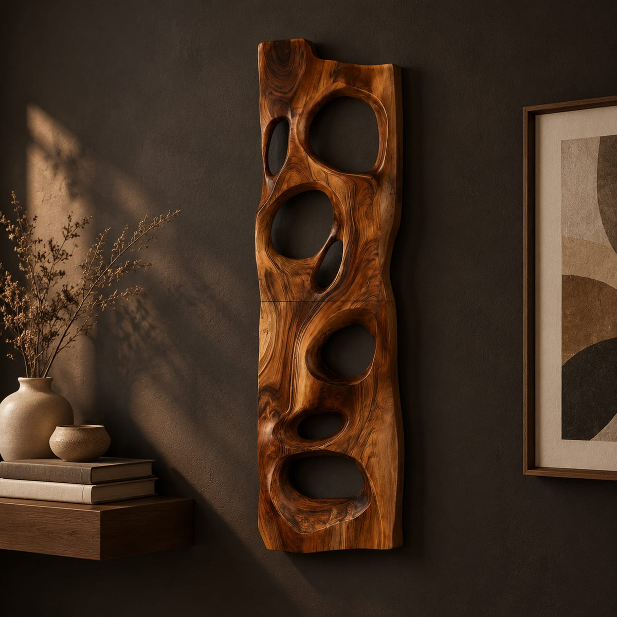 Natural wood grain detail